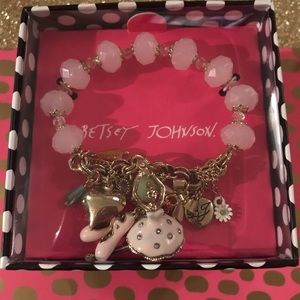 Betsey Johnson ballet themed charm bracelet